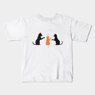 Three cats Kids T-Shirt